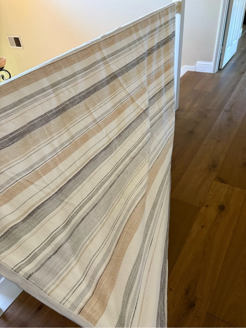 Clayton Pottery Barn Striped Cotton Duvet